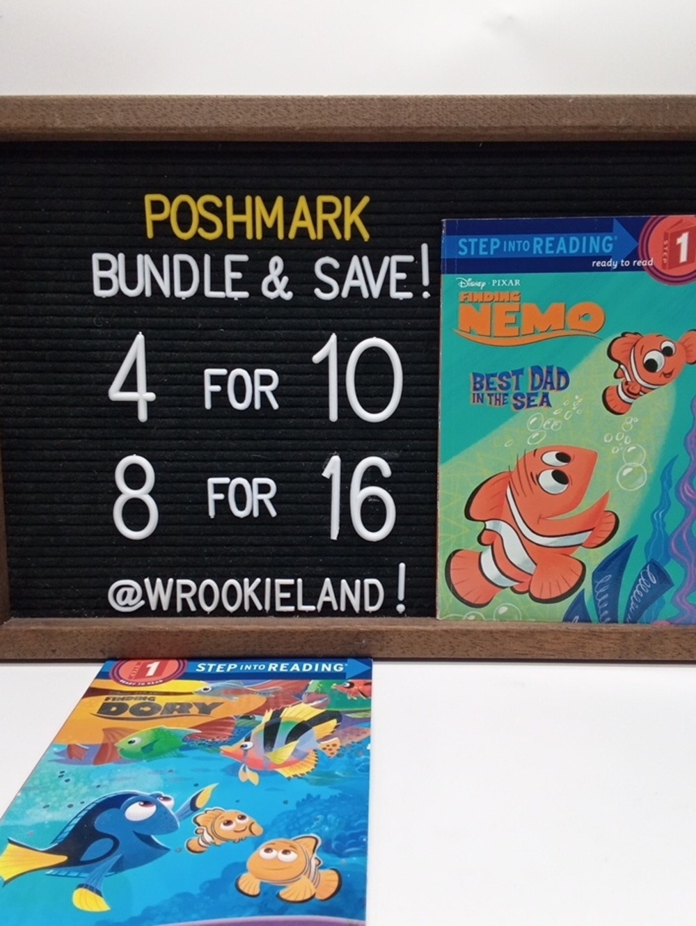 Step Into Reading Level 1 Disney Finding Nemo\Dory Reader Bundle Book#26
